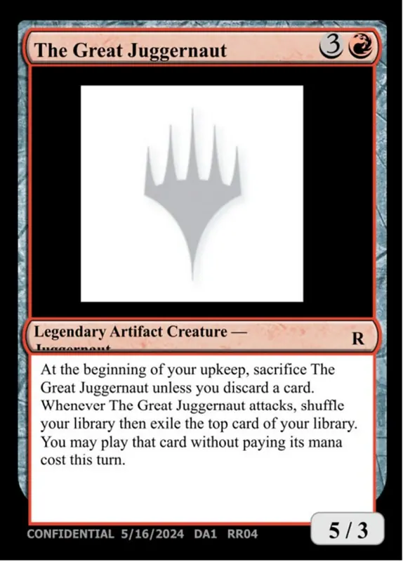 The Great Juggernaut [Unknown Event]