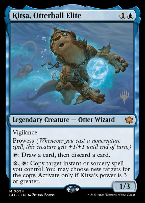 Kitsa, Otterball Elite [Bloomburrow Promos]