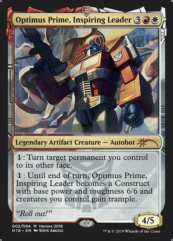 Optimus Prime, Inspiring Leader [2018 Heroes of the Realm]