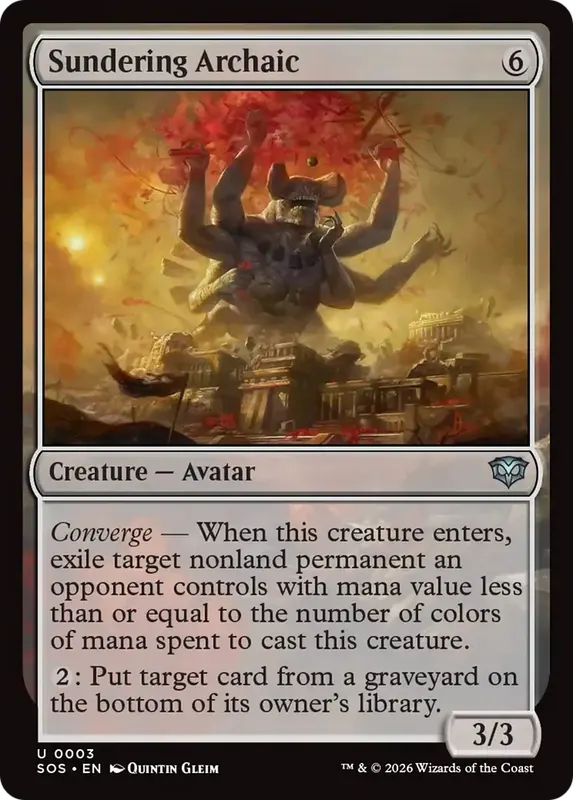 Sundering Archaic [Secrets of Strixhaven]
