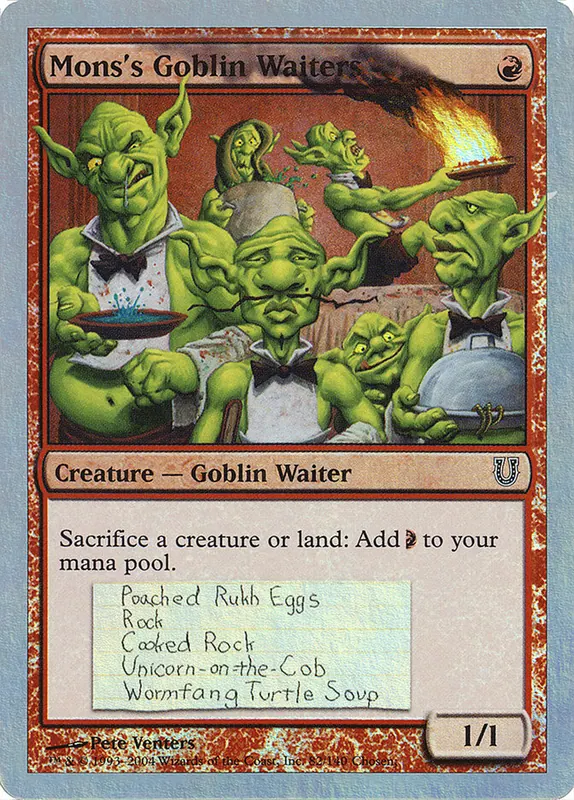 Mons's Goblin Waiters [Unhinged]
