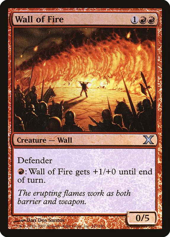 Wall of Fire [Tenth Edition]