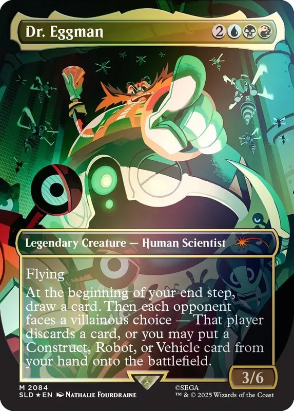 Dr. Eggman (Rainbow Foil) [Secret Lair Drop Series]