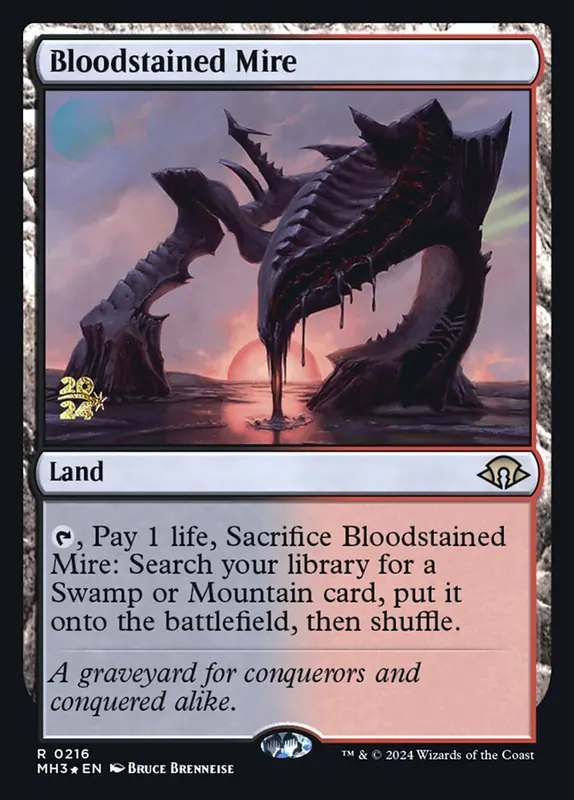 Bloodstained Mire [Modern Horizons 3 Promos]