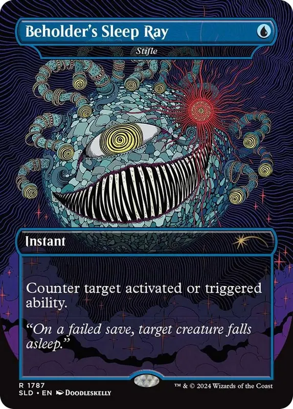 Beholder's Sleep Ray - Stifle [Secret Lair Drop Series]
