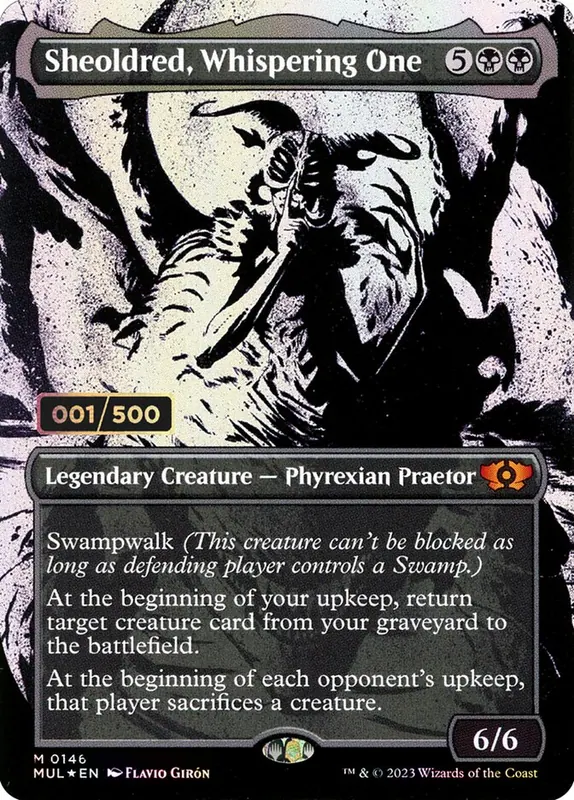 Sheoldred, Whispering One [Multiverse Legends]