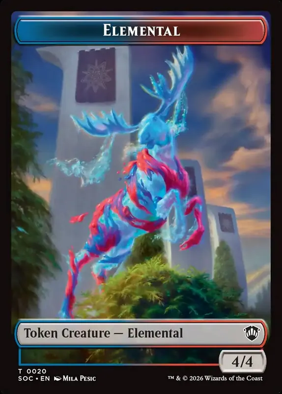Elemental [Secrets of Strixhaven Commander Tokens]