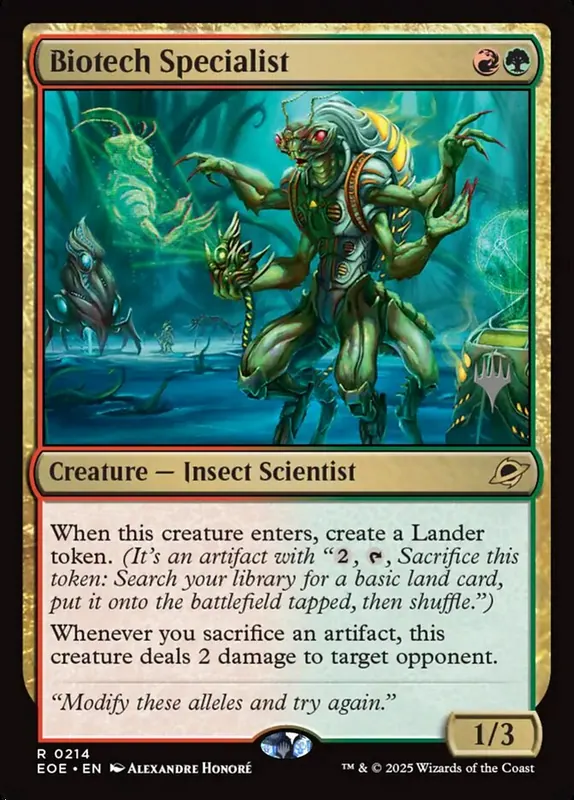 Biotech Specialist [Edge of Eternities Promos]
