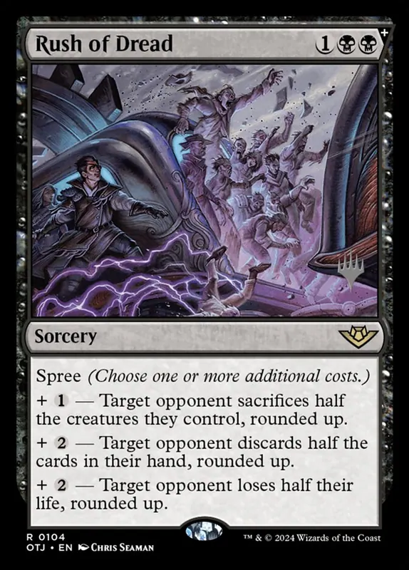 Rush of Dread [Outlaws of Thunder Junction Promos]