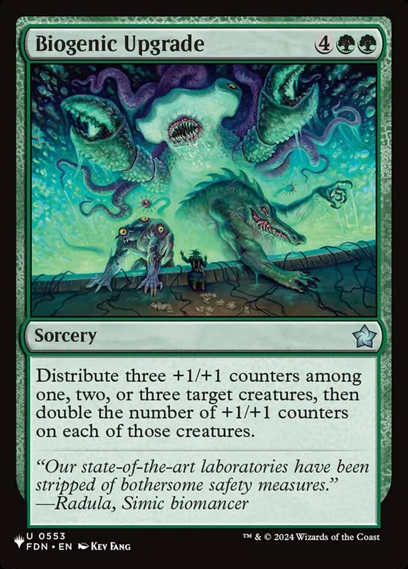 Biogenic Upgrade [The List]
