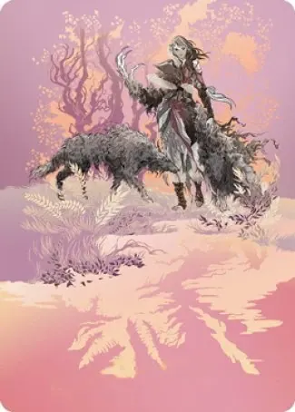 Arlinn, the Pack's Hope 2 Art Card [Innistrad: Midnight Hunt Art Series]