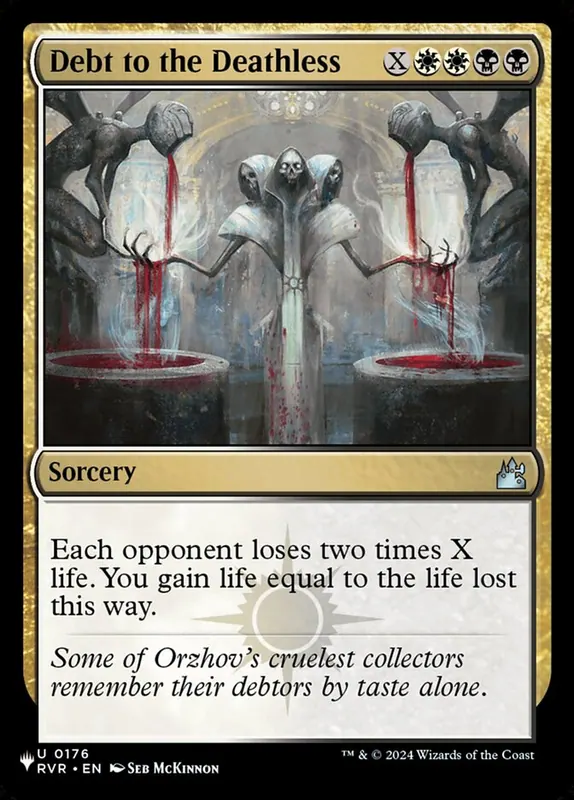 Debt to the Deathless [The List]