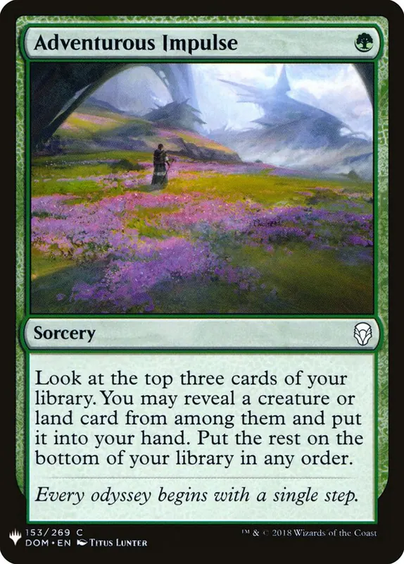 Adventurous Impulse [The List]
