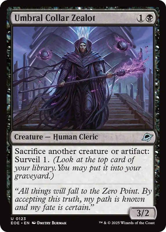 Umbral Collar Zealot [Edge of Eternities]