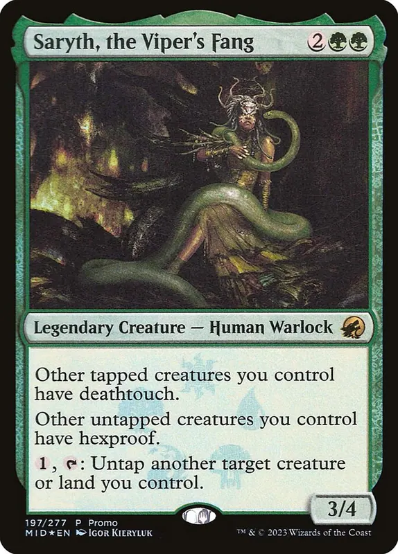 Saryth, the Viper's Fang [Innistrad: Midnight Hunt Promos]