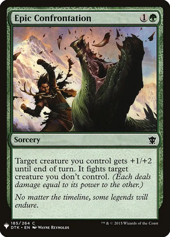 Epic Confrontation [The List]