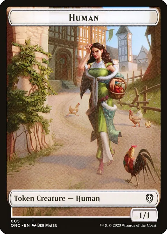 Human [Phyrexia: All Will Be One Commander Tokens]