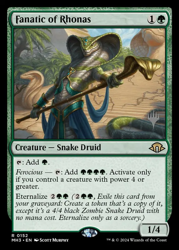 Fanatic of Rhonas [Modern Horizons 3 Promos]