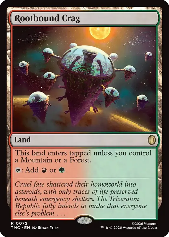 Rootbound Crag [Teenage Mutant Ninja Turtles Commander]