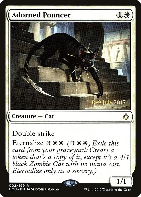 Adorned Pouncer [Hour of Devastation Promos]