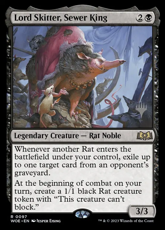 Lord Skitter, Sewer King [Wilds of Eldraine Promos]