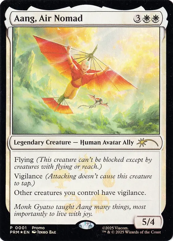 Aang, Air Nomad [Media and Collaboration Promos]