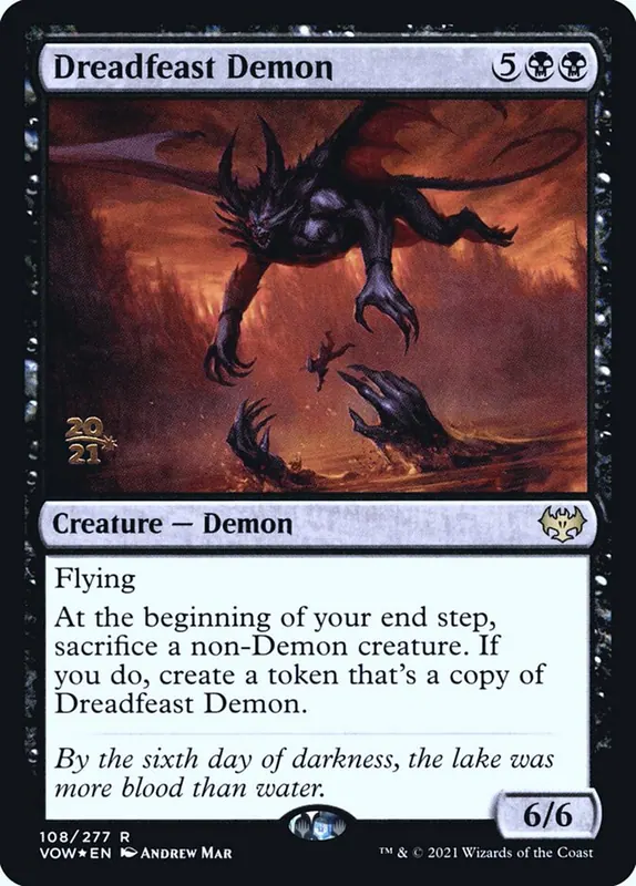 Dreadfeast Demon [Innistrad: Crimson Vow Promos]