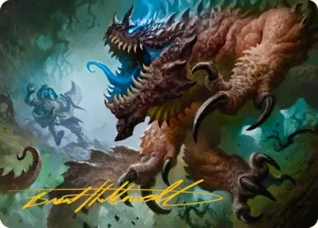Basilisk Art Card (Gold-Stamped Signature) [Dungeons & Dragons: Adventures in the Forgotten Realms Art Series]