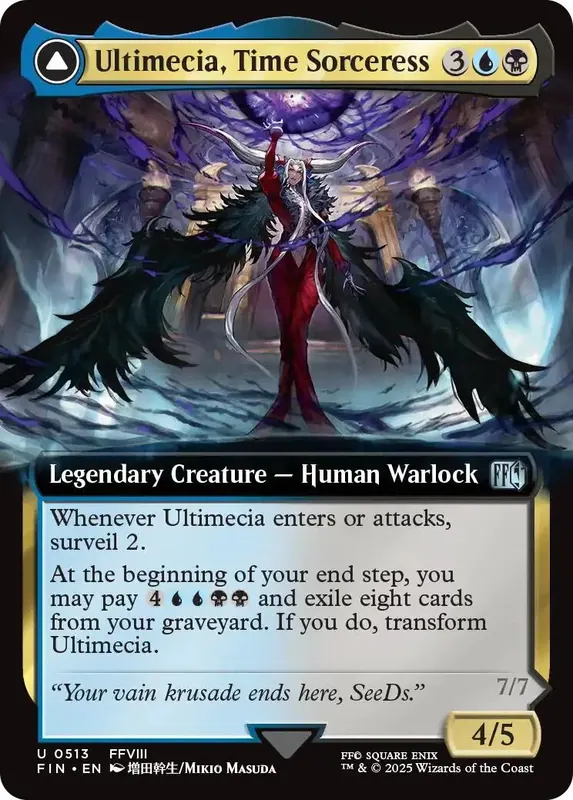 Ultimecia, Time Sorceress // Ultimecia, Omnipotent (Extended Art) [FINAL FANTASY]