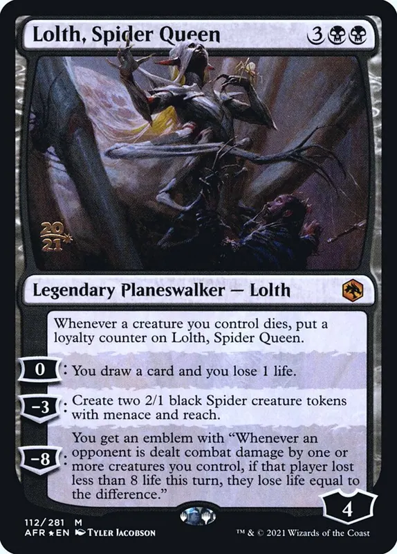 Lolth, Spider Queen [Adventures in the Forgotten Realms Promos]