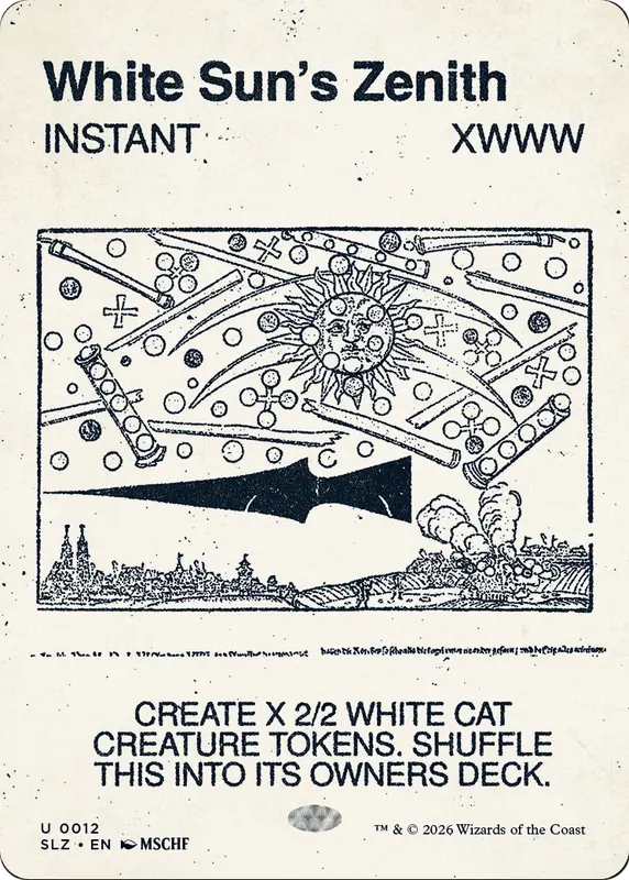 White Sun's Zenith (0012) [Secret Lair x MSCHF: The Zeta Set]