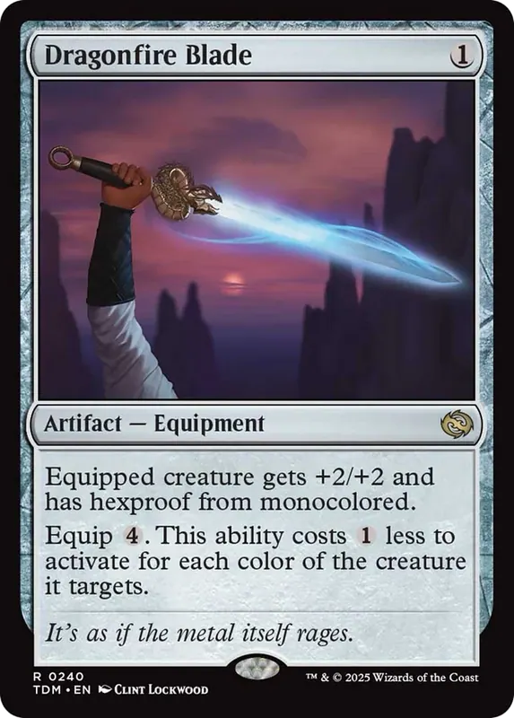 Dragonfire Blade [Tarkir: Dragonstorm]