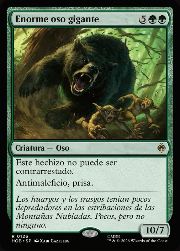 Gigantic Big Bear [The Hobbit] - Español