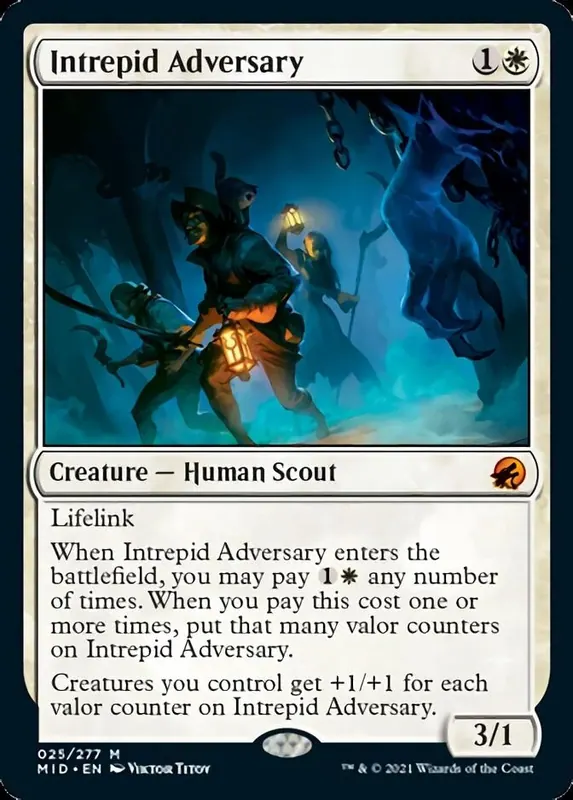 Intrepid Adversary - Español [Innistrad: Midnight Hunt]