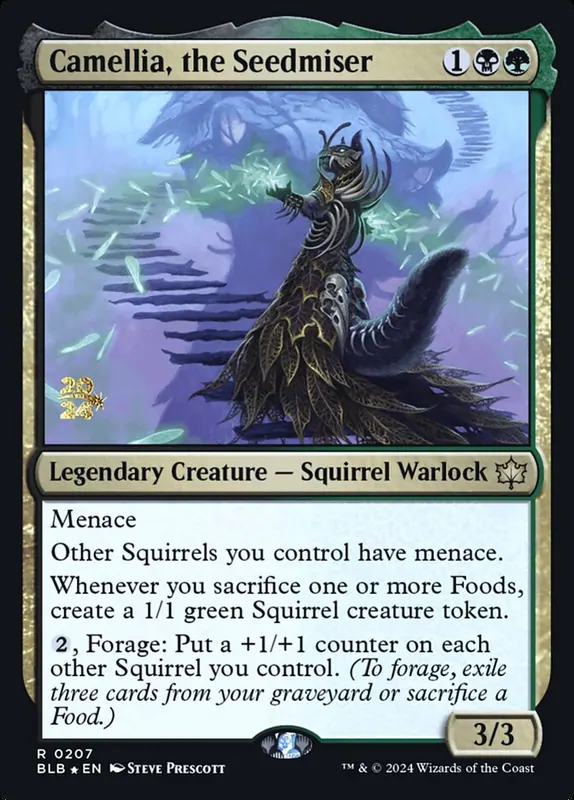 Camellia, the Seedmiser [Bloomburrow Promos]