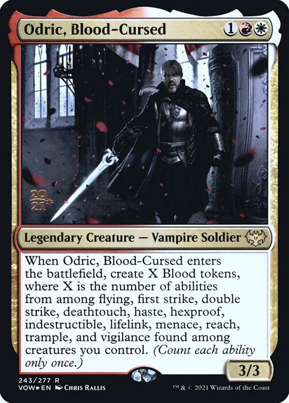 Odric, Blood-Cursed [Innistrad: Crimson Vow Promos]
