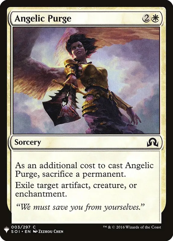 Angelic Purge [The List]