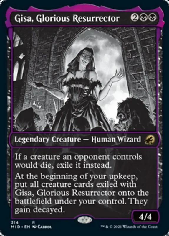 Gisa, Glorious Resurrector (Showcase Eternal Night) [Innistrad: Midnight Hunt] - Español