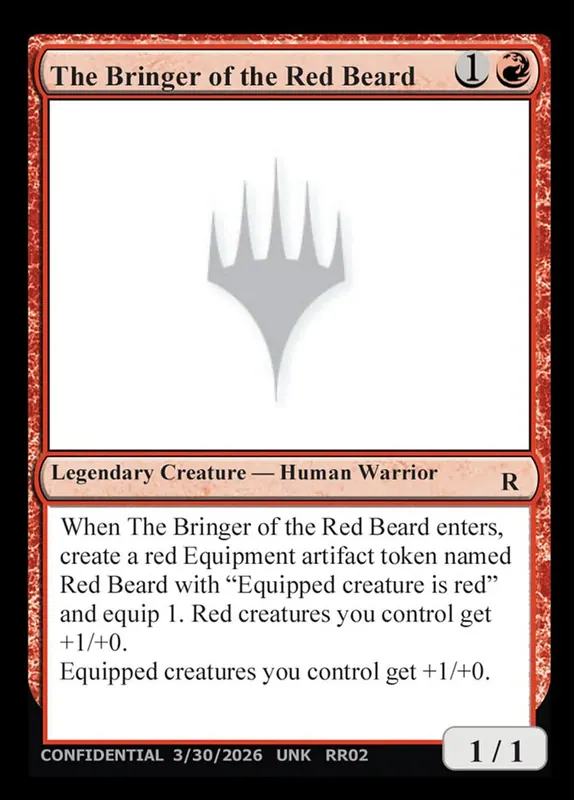 The Bringer of the Red Beard [Unknown Event]