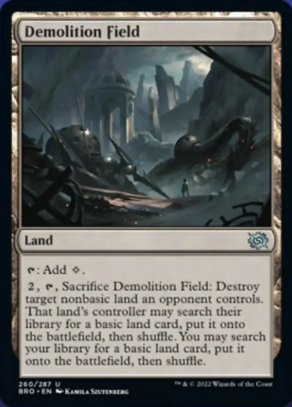 Demolition Field [The Brothers' War] - Español