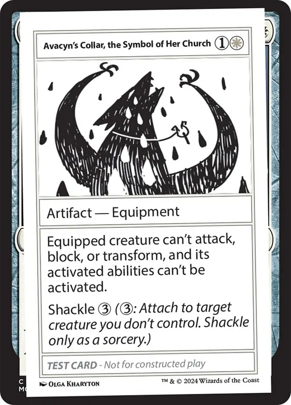 Avacyn's Collar, the Symbol of Her Church [Mystery Booster 2]