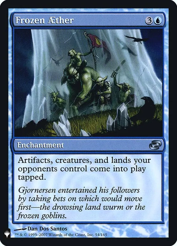 Frozen Aether [The List]