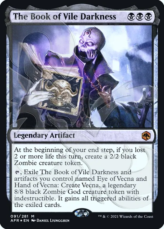 The Book of Vile Darkness [Adventures in the Forgotten Realms Promos]