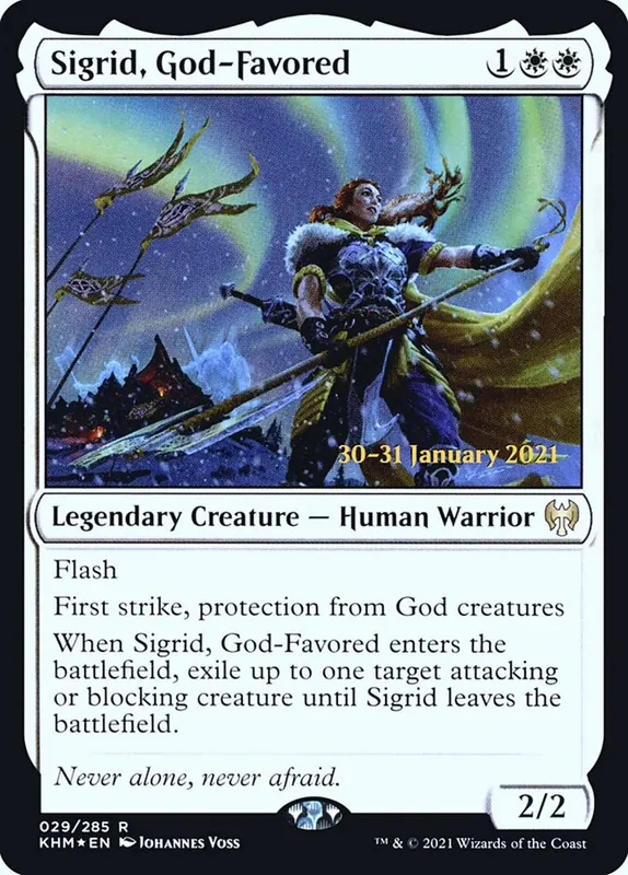 Sigrid, God-Favored [Kaldheim Promos]
