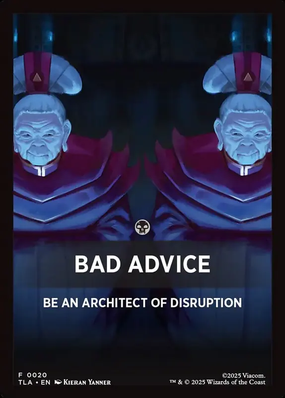 Bad Advice [Avatar: The Last Airbender Jumpstart Front Cards]