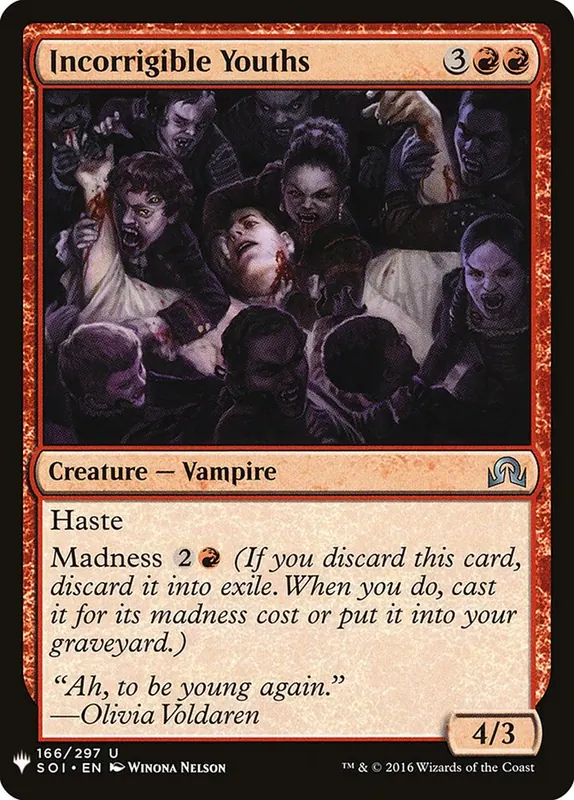 Incorrigible Youths [The List]