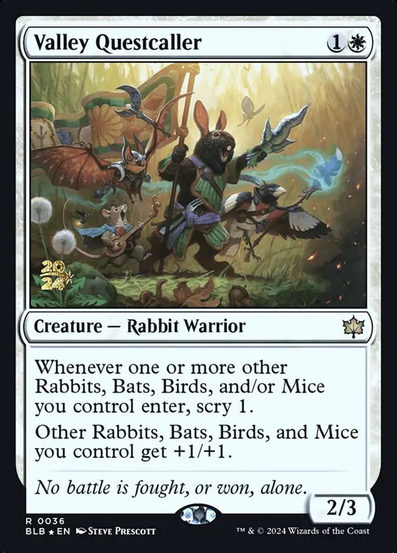 Valley Questcaller [Bloomburrow Promos]