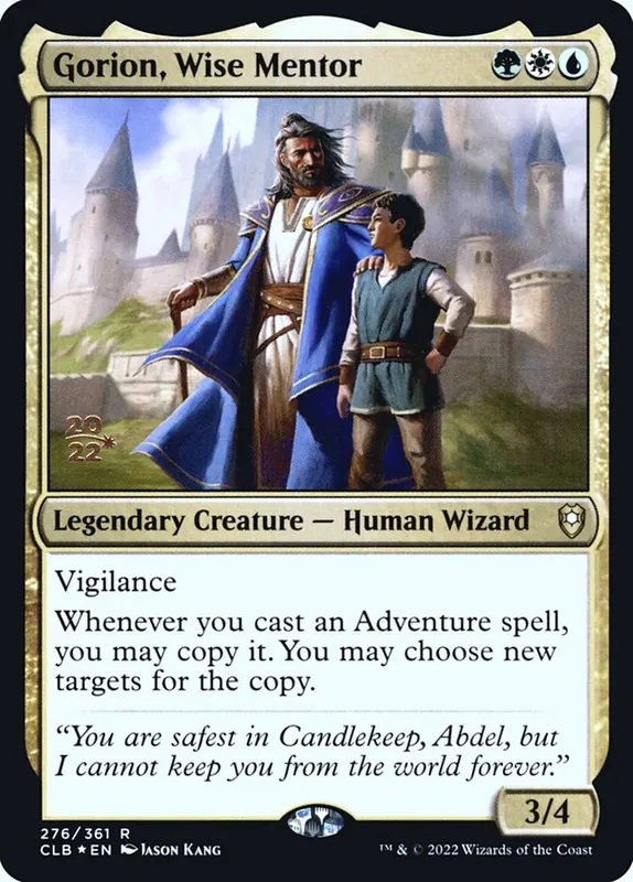 Gorion, Wise Mentor [Battle for Baldur's Gate Promos]