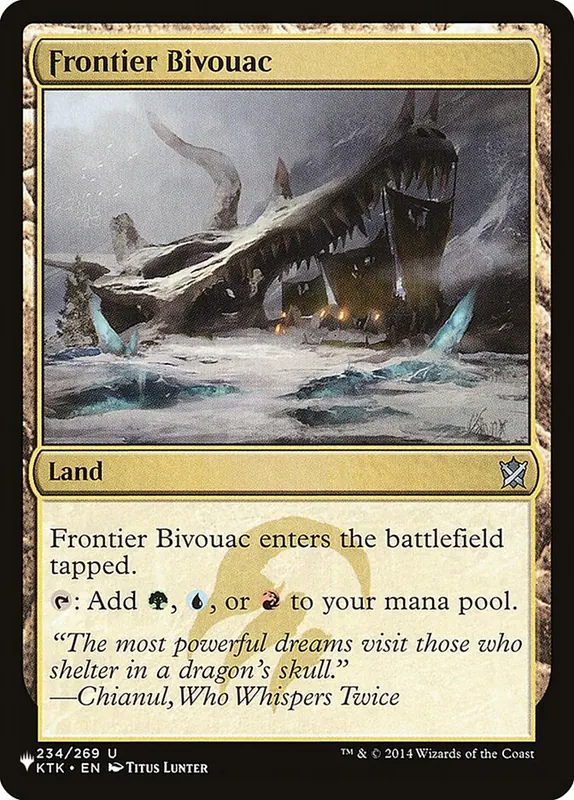 Frontier Bivouac [The List]