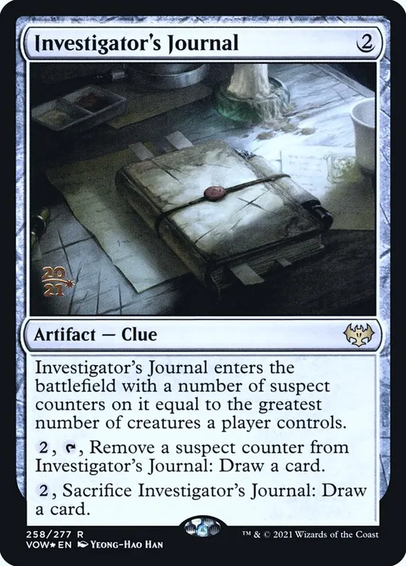 Investigator's Journal [Innistrad: Crimson Vow Promos]